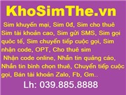 Sim tài khoản cao để gọi và nhắn tin, Sim nhắn tin rẻ, Sim gọi Sale...