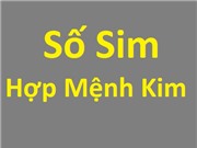 Sim phong thuỷ hợp mệnh Kim - Sim hợp mệnh Kim